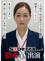 【AV女優名】出演AV女優は誰？岬ひかり SDJS-372 SOD女子社員 懲戒AV出演 福原成佳